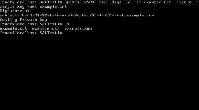 Creating a certificate with OpenSSL