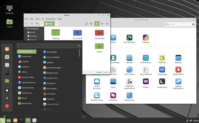 linux mint cinnamon 19 desklets