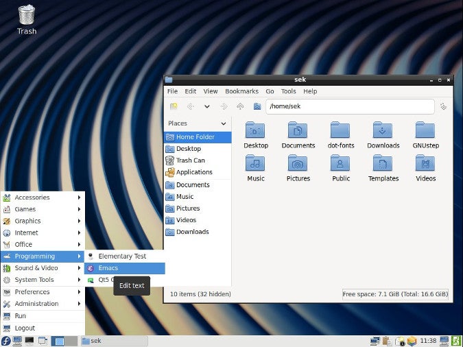 LXDE desktop on Fedora