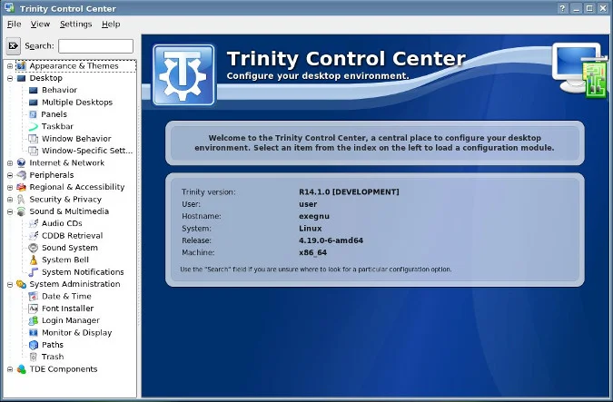 Trinity Control Center