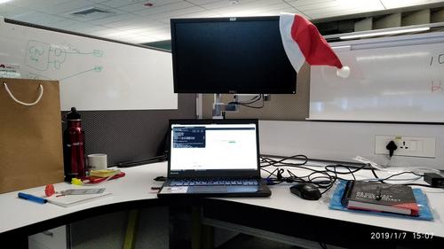 An office desk