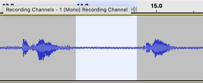 Background noise sample