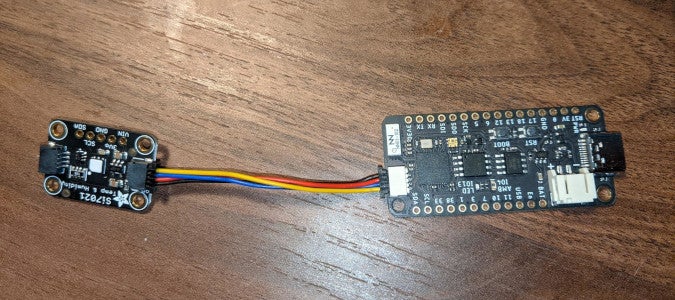 Connecting sensors to microcontroller