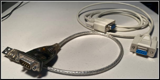 USB to Serial converter and Serial Cable