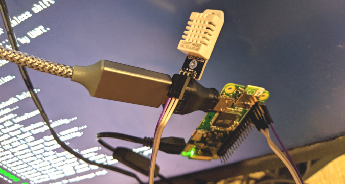 DHT22 sensor and Raspberry Pi Zero W