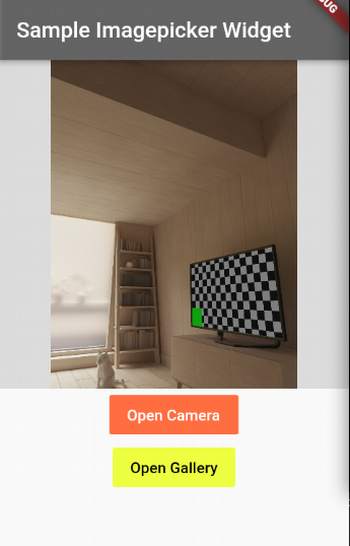 Flutter ImagePicker widget