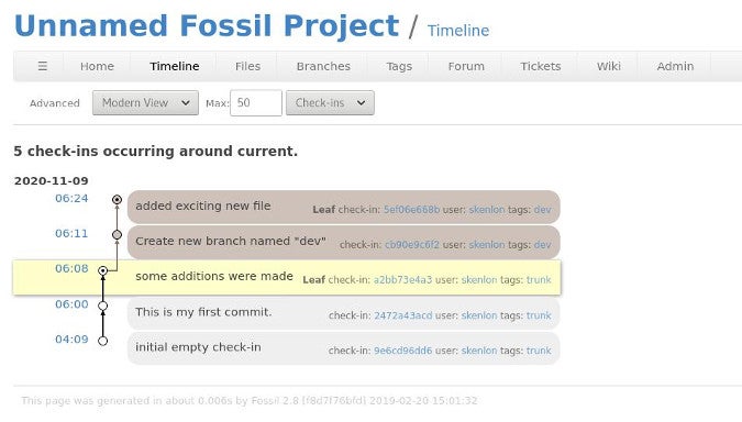 Fossil UI