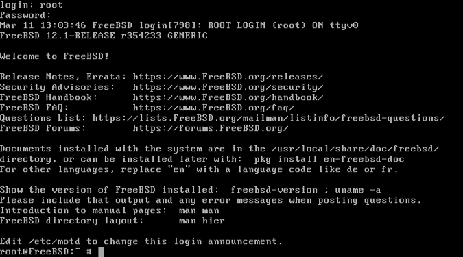 Freebsd Screenshots