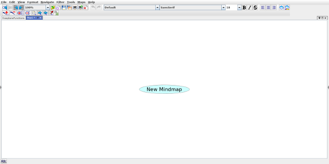 Freeplane new project