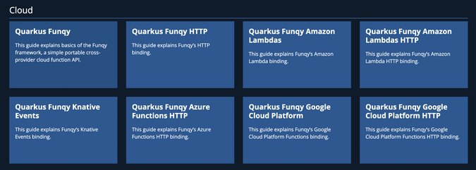 Quarkus Funqy Extensions