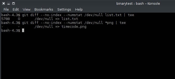 Git binary check command in terminal