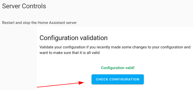 Home Assistant configuration valid