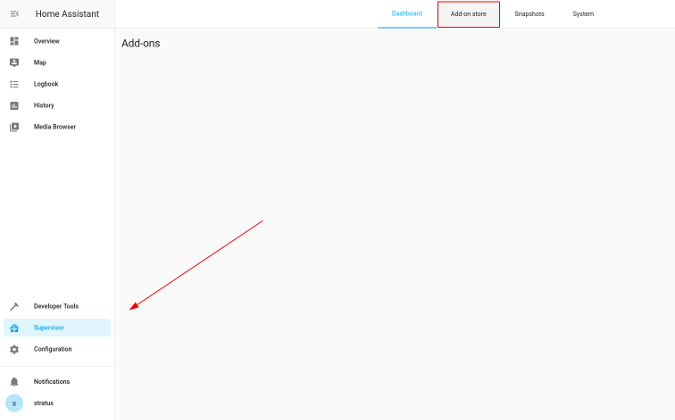 Home Assistant add-on store