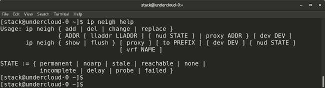 ip neighbor help