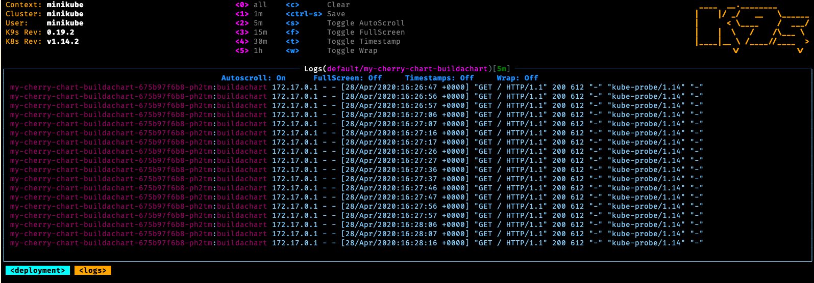 Speed up administration of Kubernetes clusters with k9s