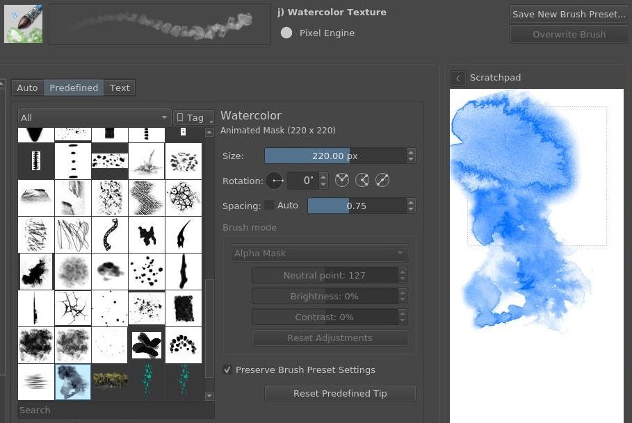 Set of Watercolor Brushes - Brushes and Bundles - Krita Artists