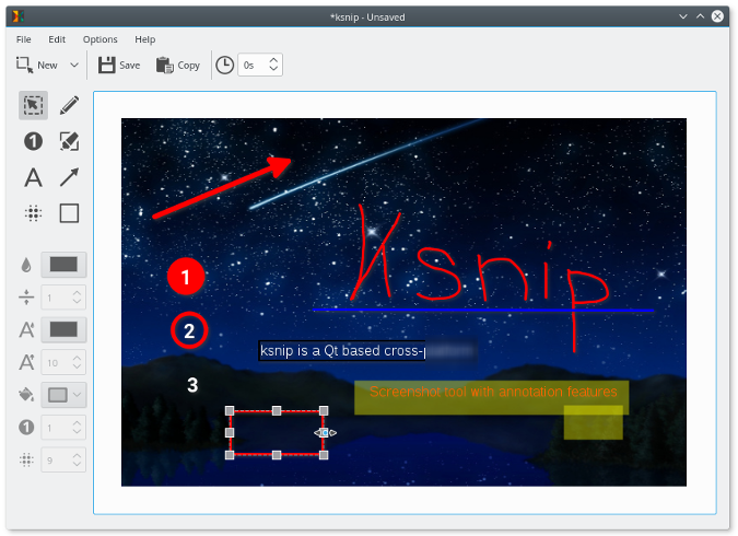 Ksnip screenshot