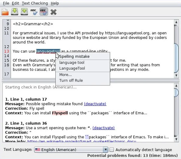 word grammar check plugin