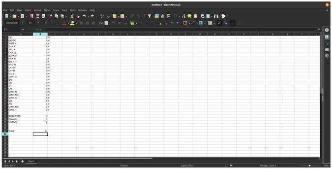 LibreOffice Calc