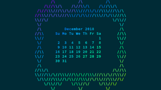 Plan Your Own Holiday Calendar At The Linux Command Line Opensource Com