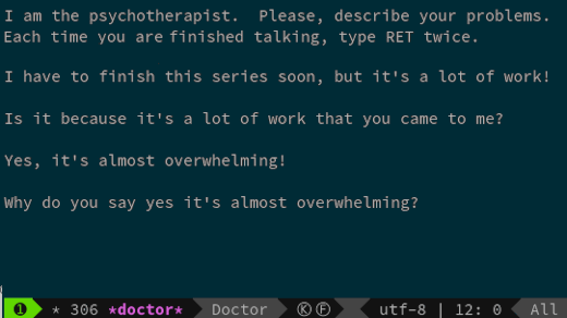 Schedule a visit with the Emacs psychiatrist - Opensource.com