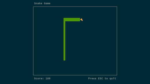 Enjoy the Classic Snake Game in Your Linux Terminal