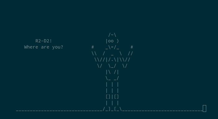 Linux toy: Star Wars