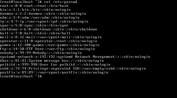 Etc passwd linux команда
