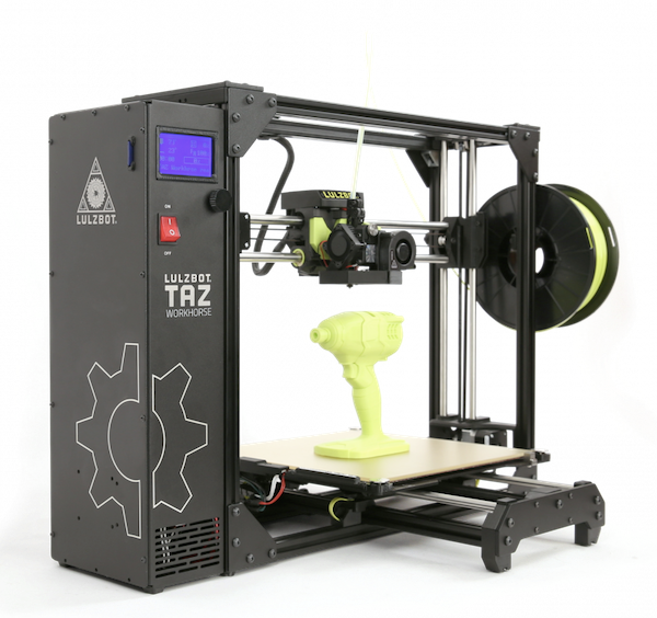 The LulzBot TAZ Workhorse by Aleph Objects.