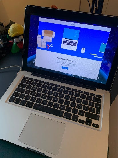 MacBook Pro booting into Fedora