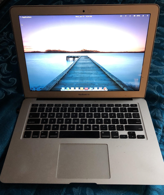 macbook air kali linux