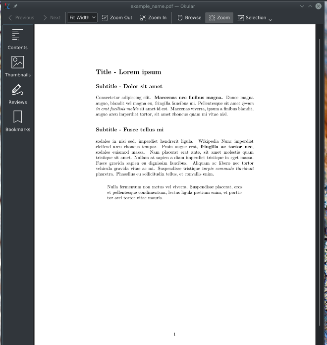 rmarkdown to pdf