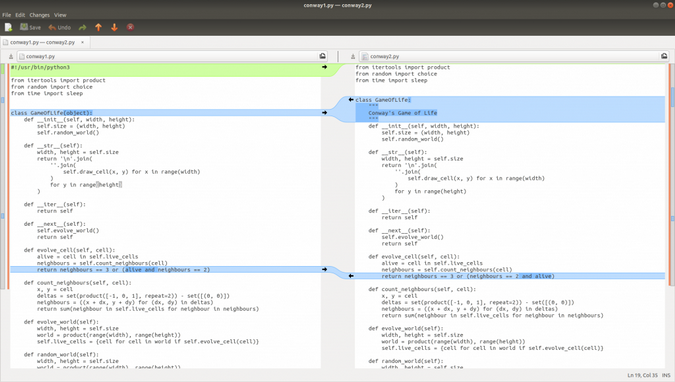 meld file compare