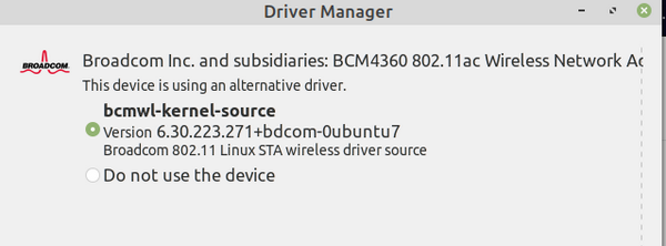 bcm4360 linux drivers