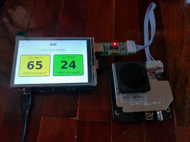 Mobile particulate matter sensor