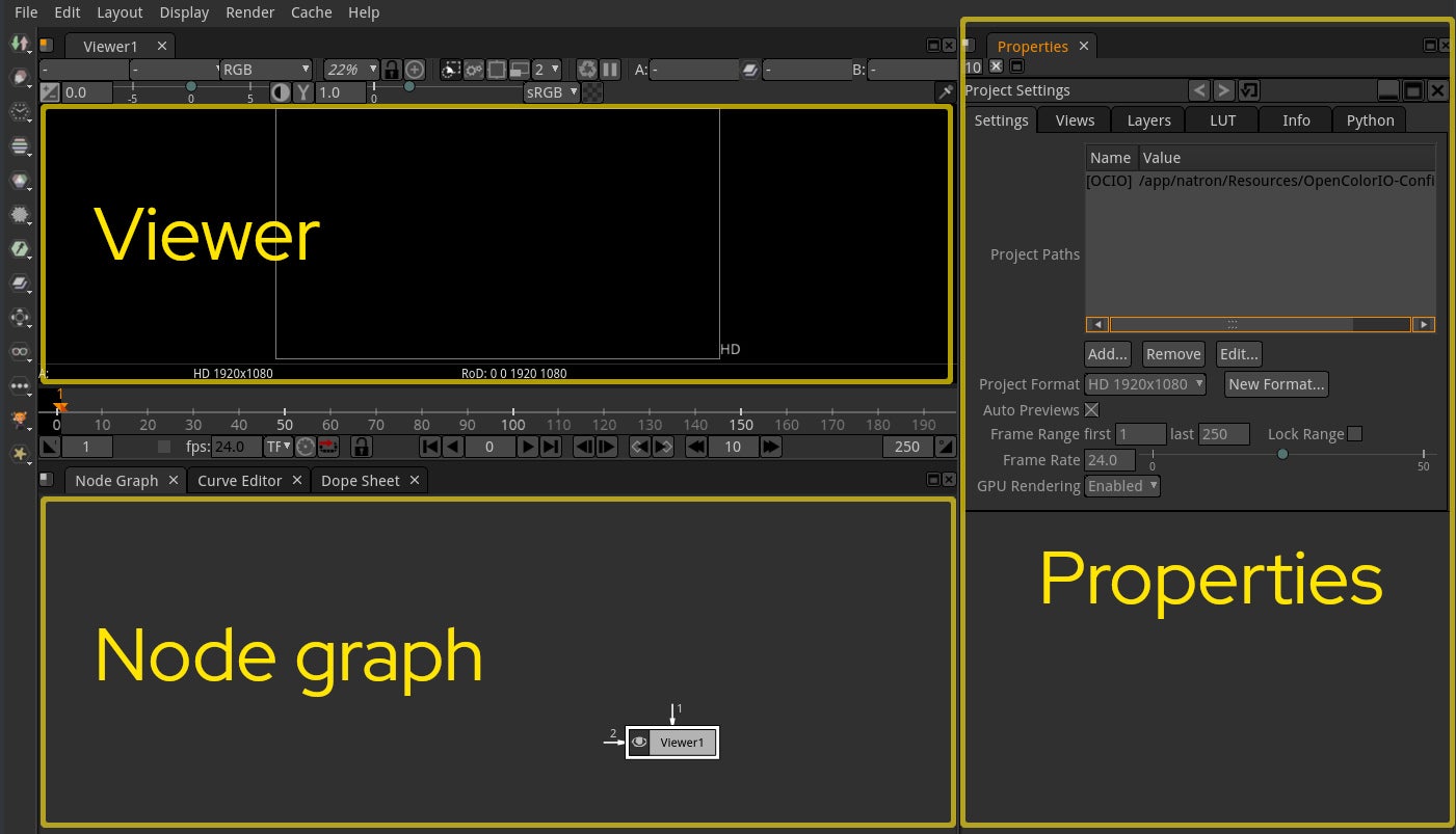 Natron interface