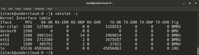 netstat-i command