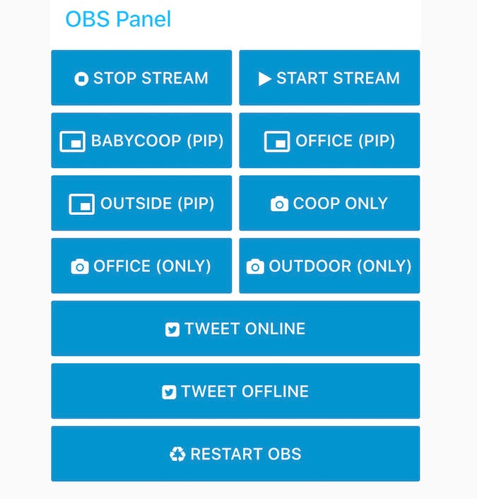 My OBS Control Dashboard