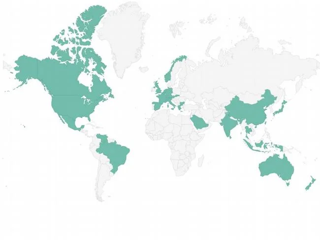 Open source hardware map