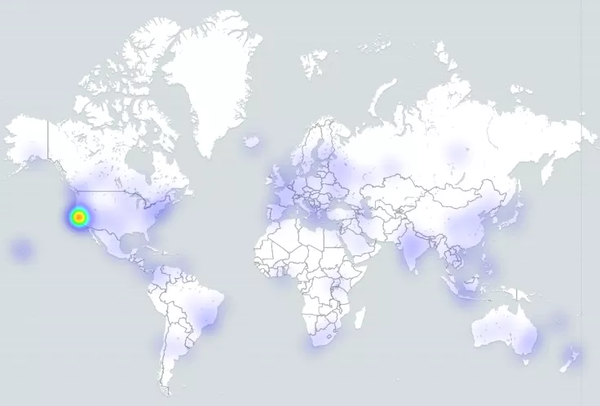 Uber OSS activity based on location. Source: uber.biterg.io