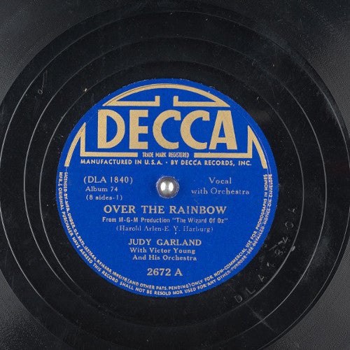 "Over the Rainbow" by Judy Garland