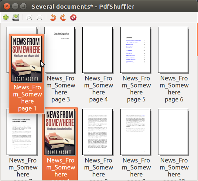 PDF-Shuffler - moving a page