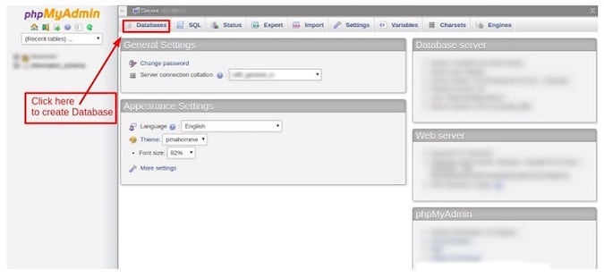 create database mysql raspberry pi