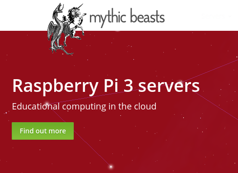 Mythic Beasts hosting service