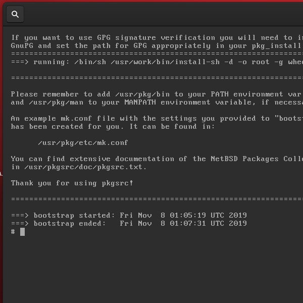 Bootstrapping pkgsrc on NetBSD