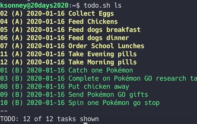 Getting fancy with Todo.txt