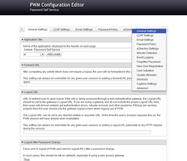 PWM configuration options