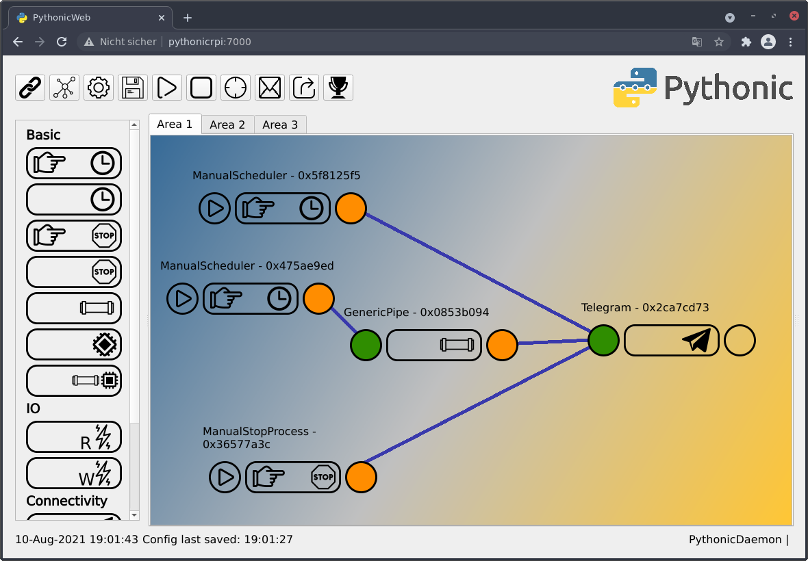 Pythonic GPIO remote configuration