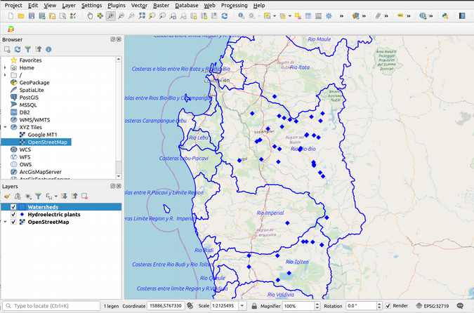 Cleaned up symbology and watersheds with labels