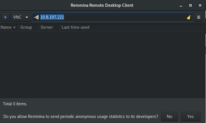 Logging into Linux remote desktop with Remmina